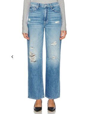 NWOT MOTHER Superior The Dodger Sneak Straight Leg Jeans 31 MSRP $268